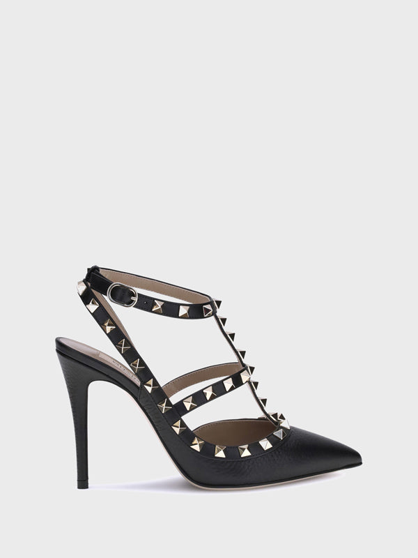 VALENTINO＞＞ロックスタッド 65 レザーパンプス Valentino/ヴァレンティノ｜ロックスタッド パンプス