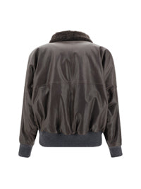 Brunello Cucinelli/ブルネロ クチネリ｜レザー ジャケット