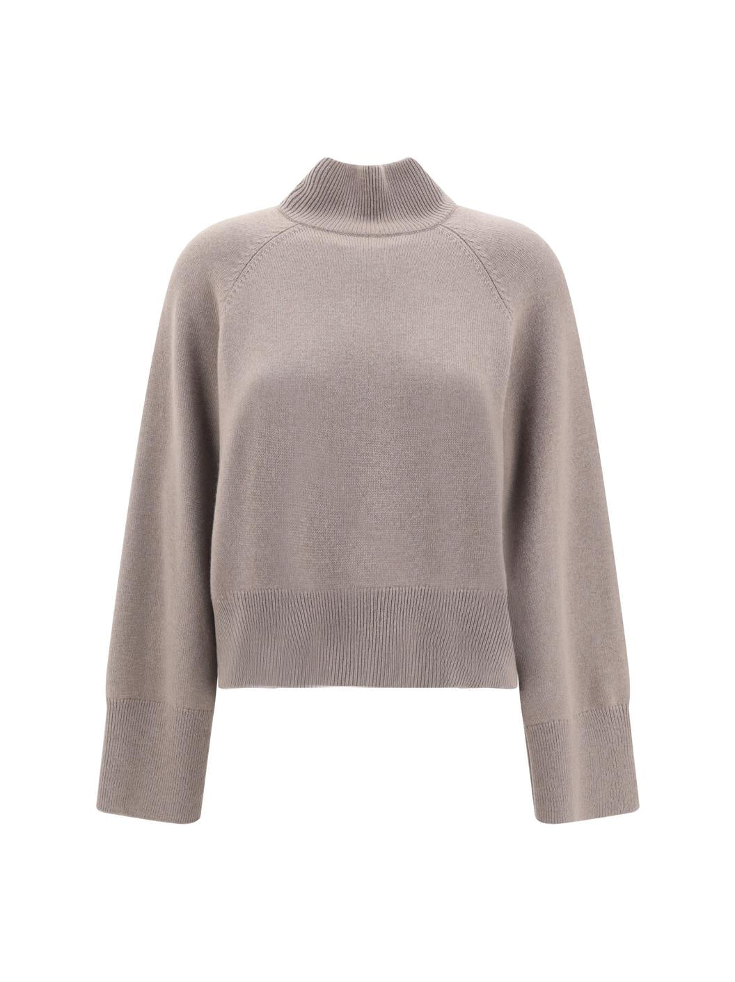 カシミヤ100%✨ ブルネロクチネリ ニット セーター ベージュ Uネック ブルネロクチネリ カシミヤ セーター S レディース ベージュ