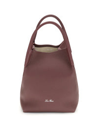 Loro Piana◆ベール スモールレザーバケットバッグ Small Bale bag Grained Calfskin Light Mastic | Loro Piana JP