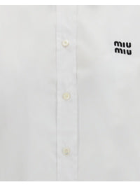 Miu Miu/ミュウミュウ｜クロップド シャツ