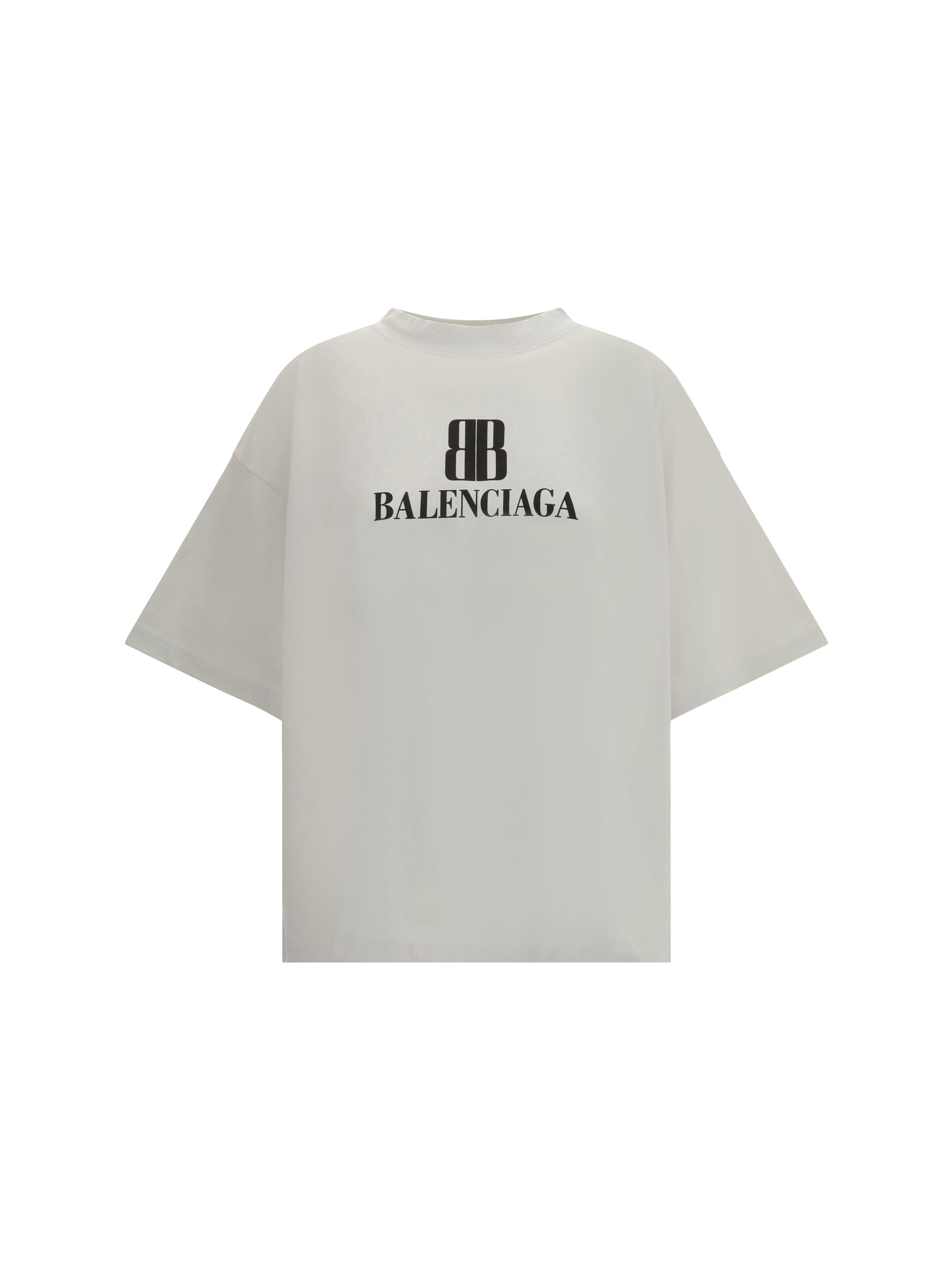 Tシャツ・カットソー BALENCIAGA Woman T-Shirt White 818431TSVU4 9012 Balenciaga/バレンシアガ|ロゴ Tシャツ