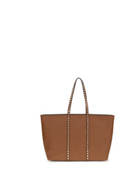 ★Valentino ロックスタッド ミディアム レザー トートバッグ Valentino/ヴァレンティノ|ミディアム ロックスタッド トート