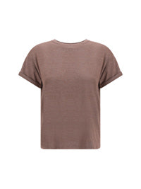カシミア グリッター Tシャツ