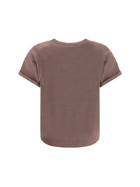 カシミア グリッター Tシャツ