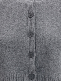 カシミア クロップ カーディガン