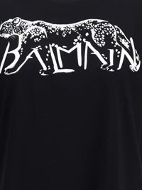バルマン Tシャツ ウィズ レオパード プリント