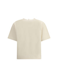 コットン Tシャツ ウィズ エンボス加工 ロゴ