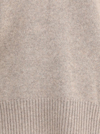 V-Neck Jumper in Wool and Cashmere