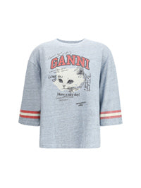 コットン メランジ スリーブ Tシャツ
