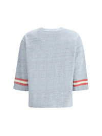 コットン メランジ スリーブ Tシャツ