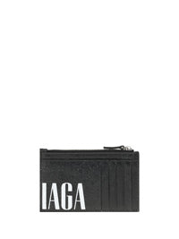 コントラスト ロゴ カード ホルダー