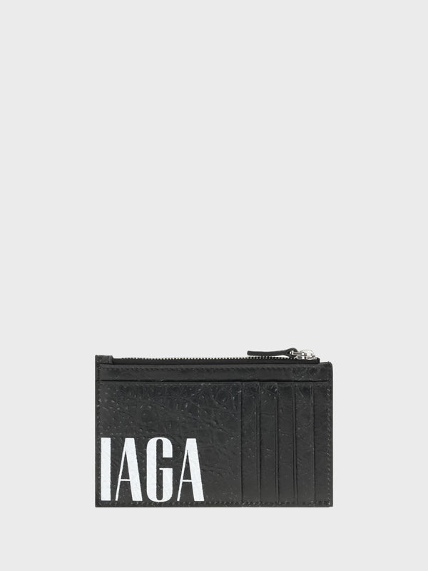 コントラスト ロゴ カード ホルダー