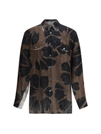 DRIES VAN NOTEN(ドリスヴァンノッテン) Silk Shirt DRIES VAN NOTEN | SILK LONG SLEEVE SHIRT