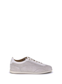 ★BRUNELLO CUCINELLI★スエード レザー スニーカー Navy Leather-Trimmed Suede Sneakers | BRUNELLO CUCINELLI