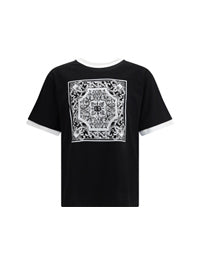 バロック プリント Tシャツ