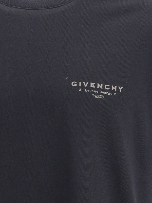 ジバンシィー ロゴ コットン Tシャツ ブラック BM71NK3YRV-001 セール】ジバンシィ GIVENCHY GIVENCHY Tシャツ BM71653Y6B