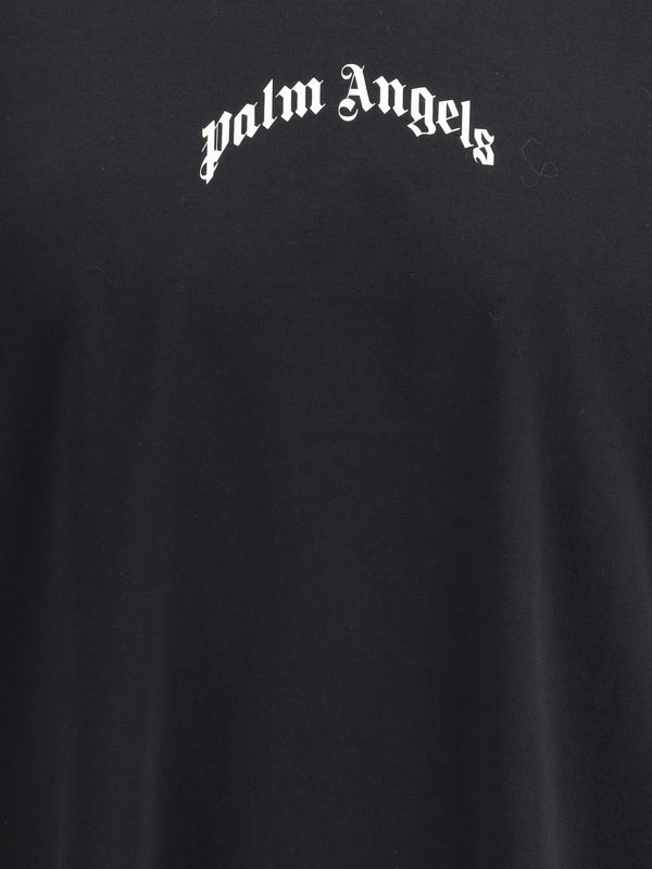 Palm Angels/パームエンジェルス｜バック カーブ ロゴ オーバー
