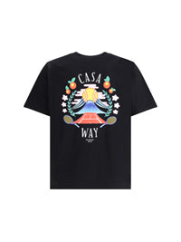 ウェイ マウンテン プリント Tシャツ