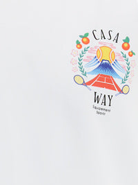 ウェイ マウンテン プリント Tシャツ