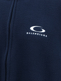 BALENCIAGA ネイビー ハーフジップジャケット BALENCIAGA (バレンシアガ) 22AW REVERSIBLE PUFFER