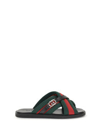【美品✨】グッチ　サンダルフラット　GG柄　　インターロッキング　41 Gucci/グッチ｜サンダル ウィズ インターロッキング GG