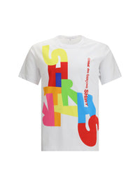 マルチカラー プリント Tシャツ