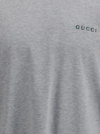 コットン Tシャツ ウィズ エンブロイダード ロゴ