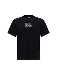 チェック ロゴ コットン Tシャツ