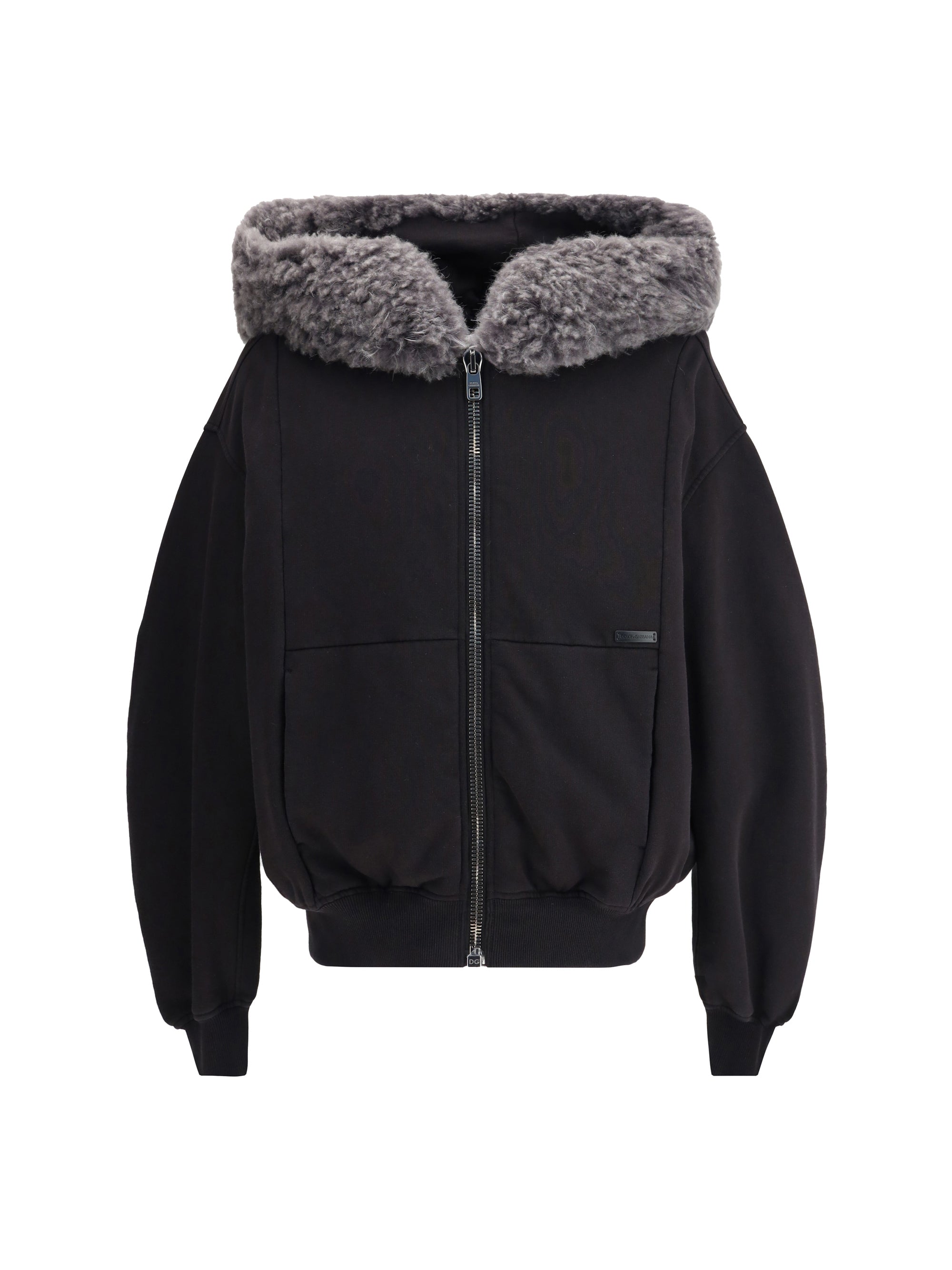 DOLCE & GABBANA ネイビー トレーナーフード付き DOLCE&GABBANA ドルチェ ＆ ガッバーナ パーカー フーディー
