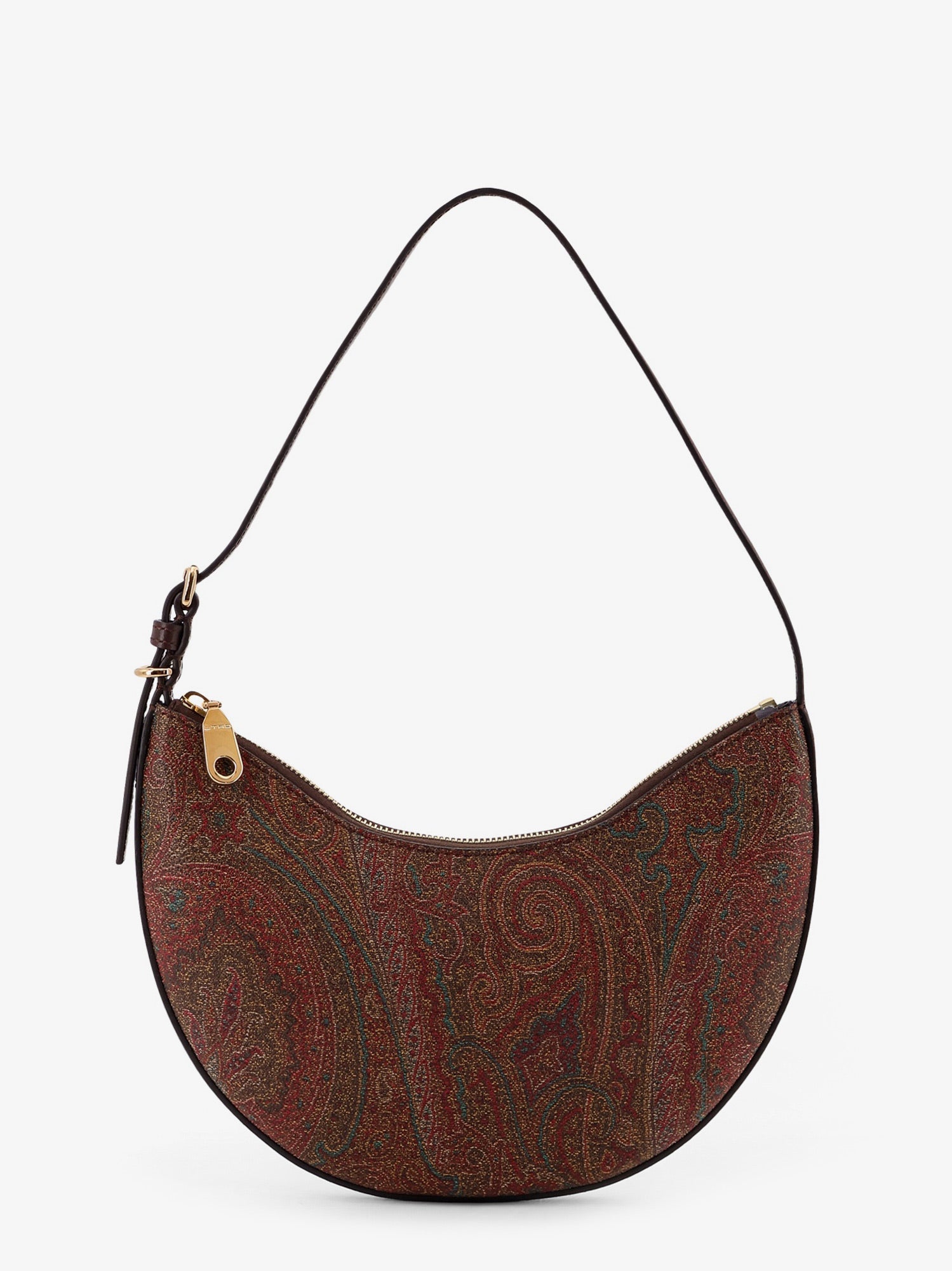 エトロ エッセンシャル HOBO ペイズリー ジャカード ファブリック ショルダー バッグ