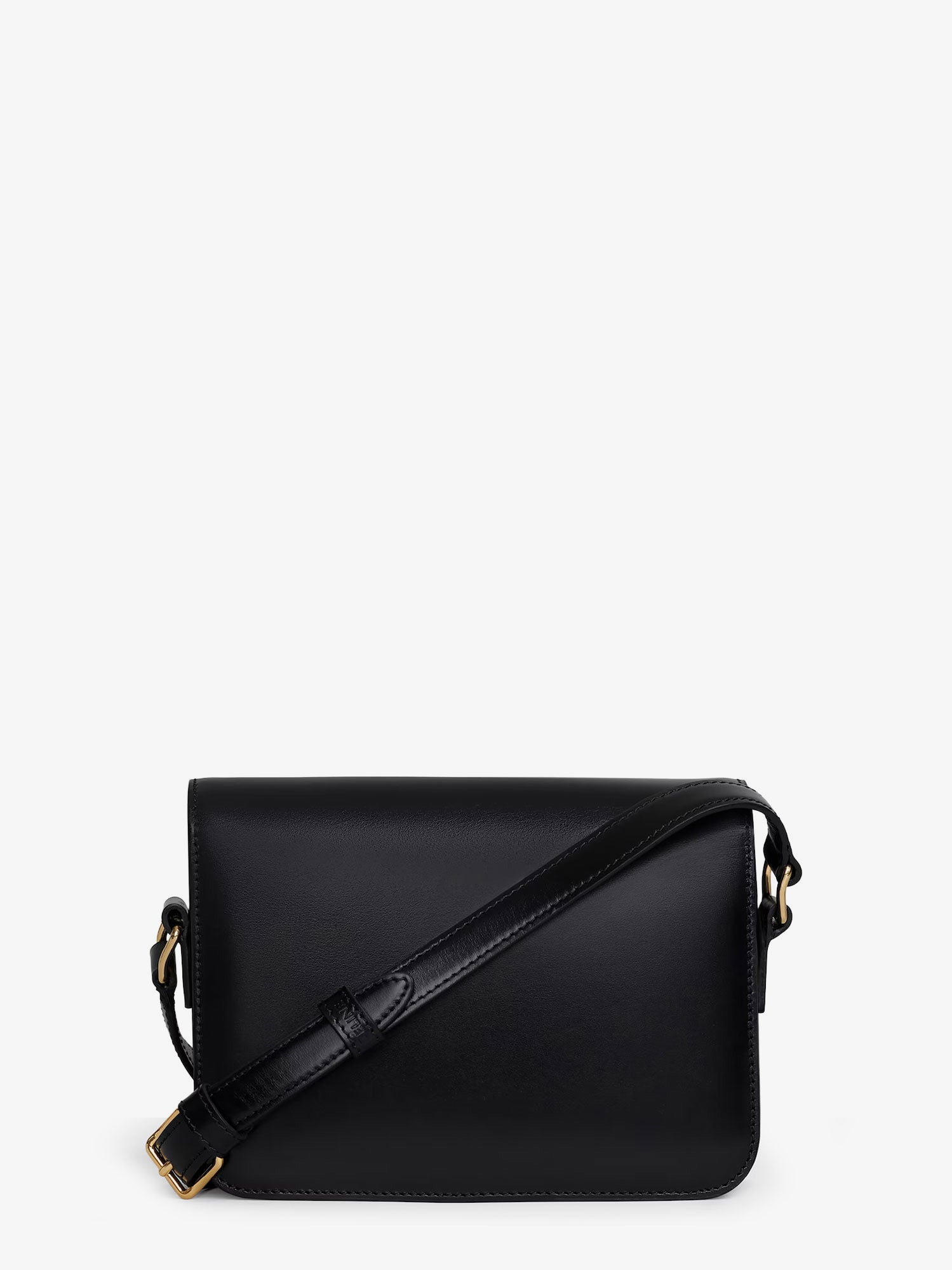 CELINE レザー ショルダーバッグ CELINE バイカラーレザーショルダーバッグ