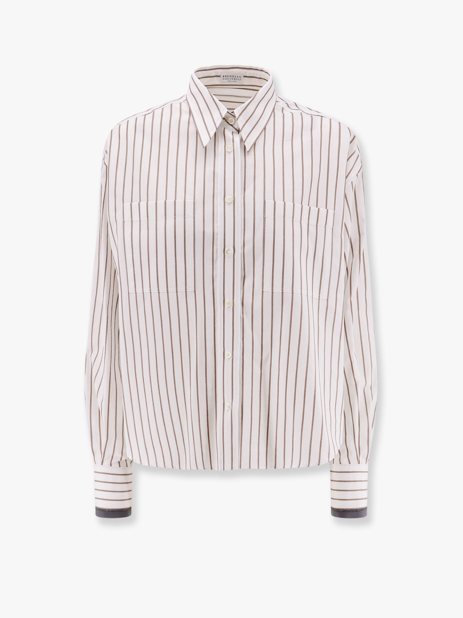 Brunello Cucinelli/ブルネロ クチネリ｜ストライプ コットン