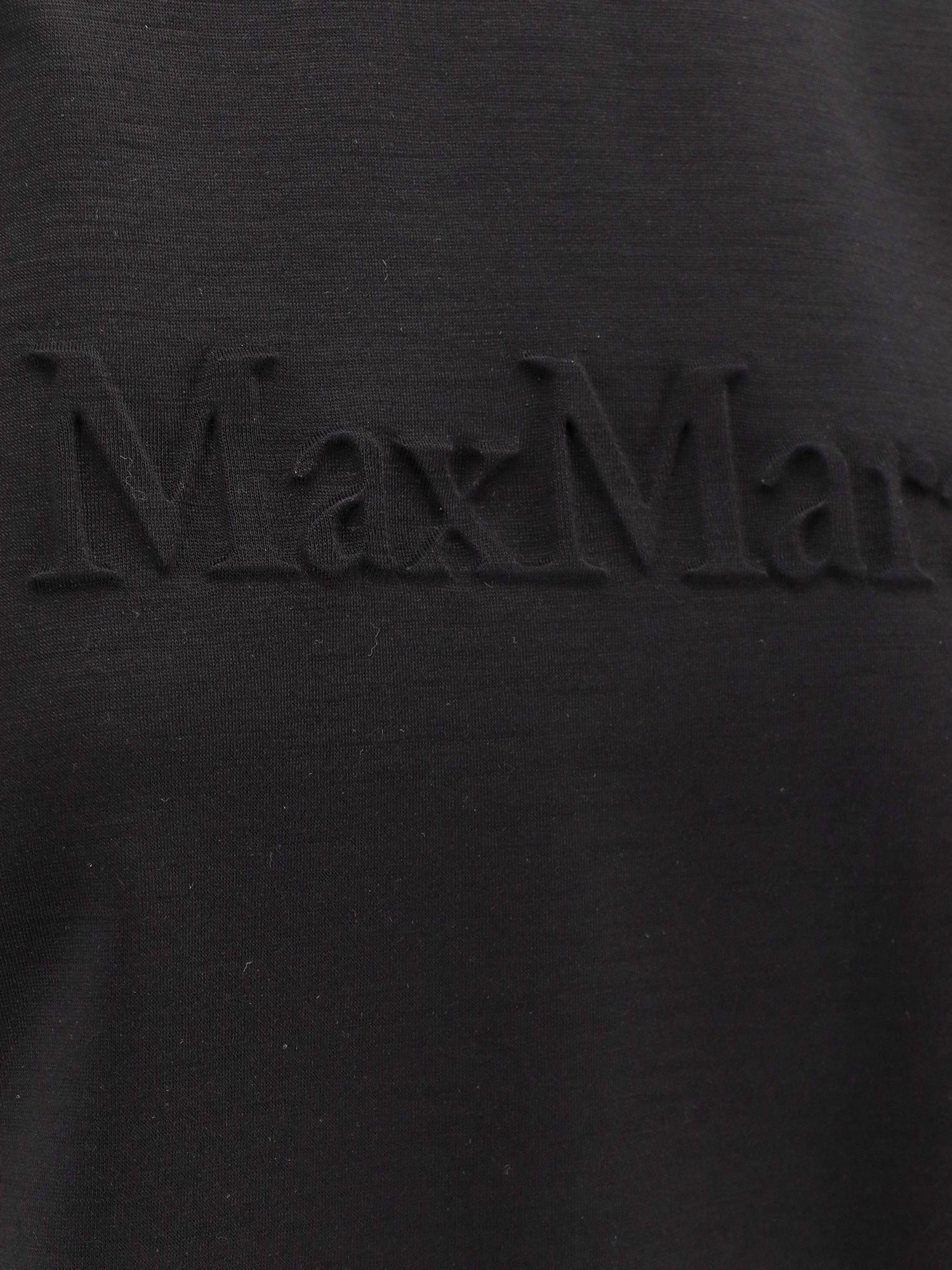 ウール Tシャツ ウィズ エンボス加工 フロンタル ロゴ