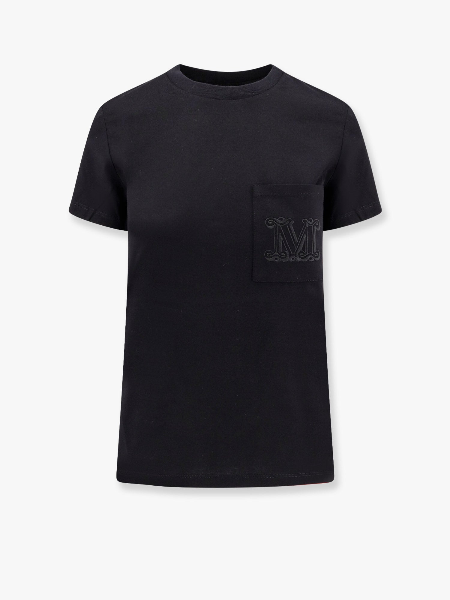 Max Mara マックスマーラ Tシャツ 半袖 ロゴ クルーネック 刺繍