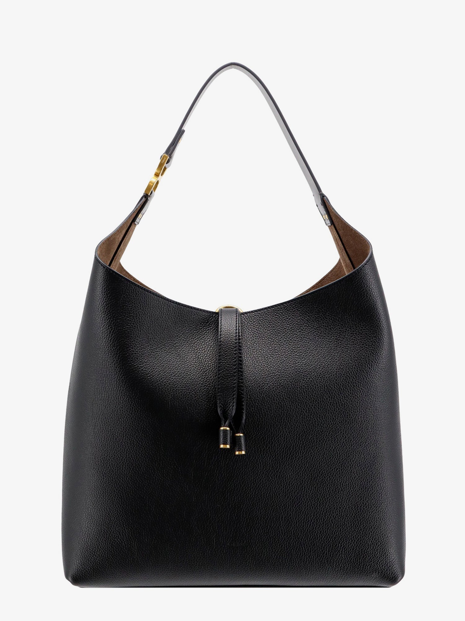 Chloe/クロエ｜レザー ショルダー バッグ アイコニック メタル