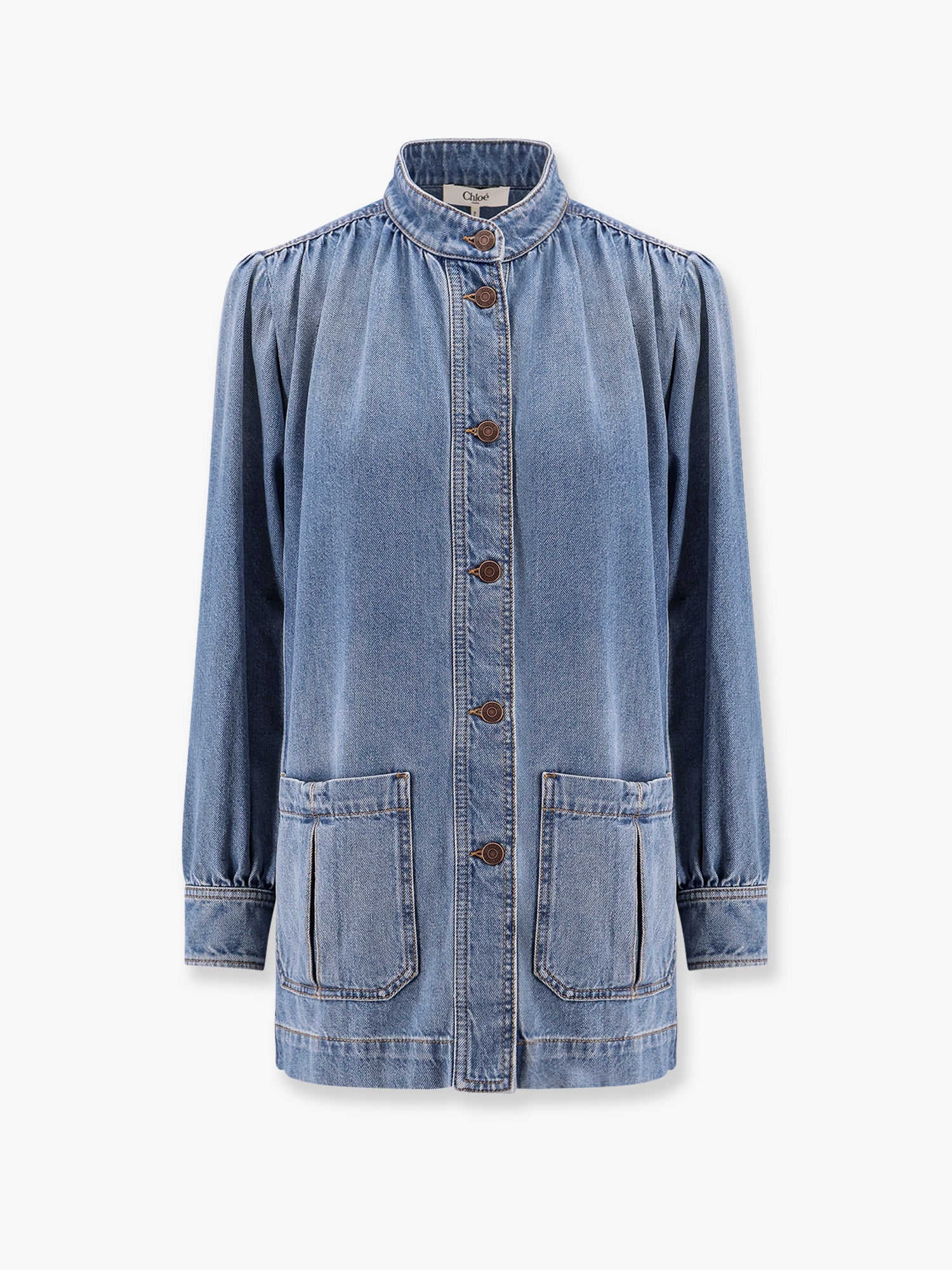 Chloé デニム製ストレートクロップド ジーンズ | Chloé JP
