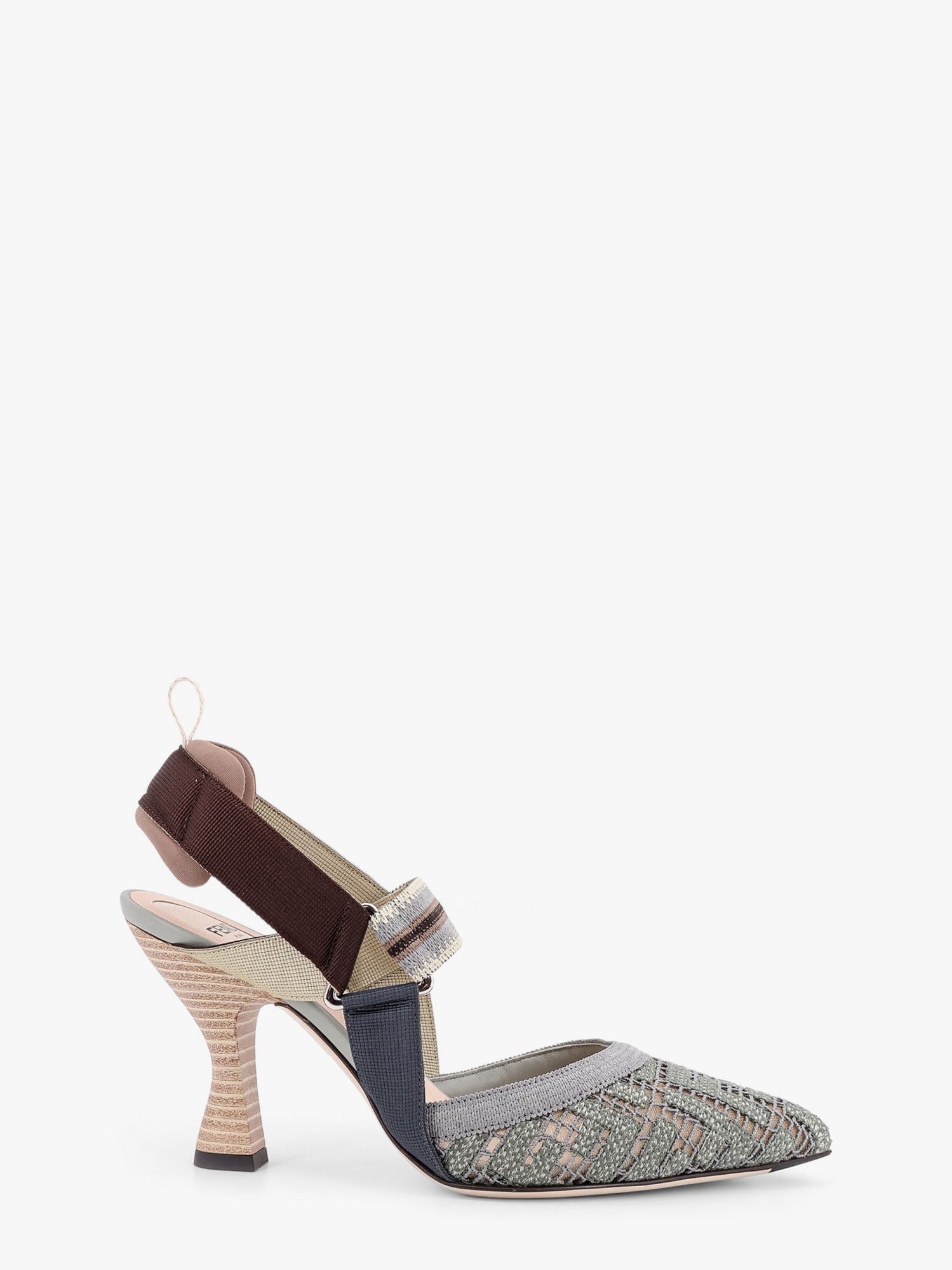 最新最全のをすべて Fendi/フェンディ｜メッシュ スリングバック ウィズ FF エン 靴