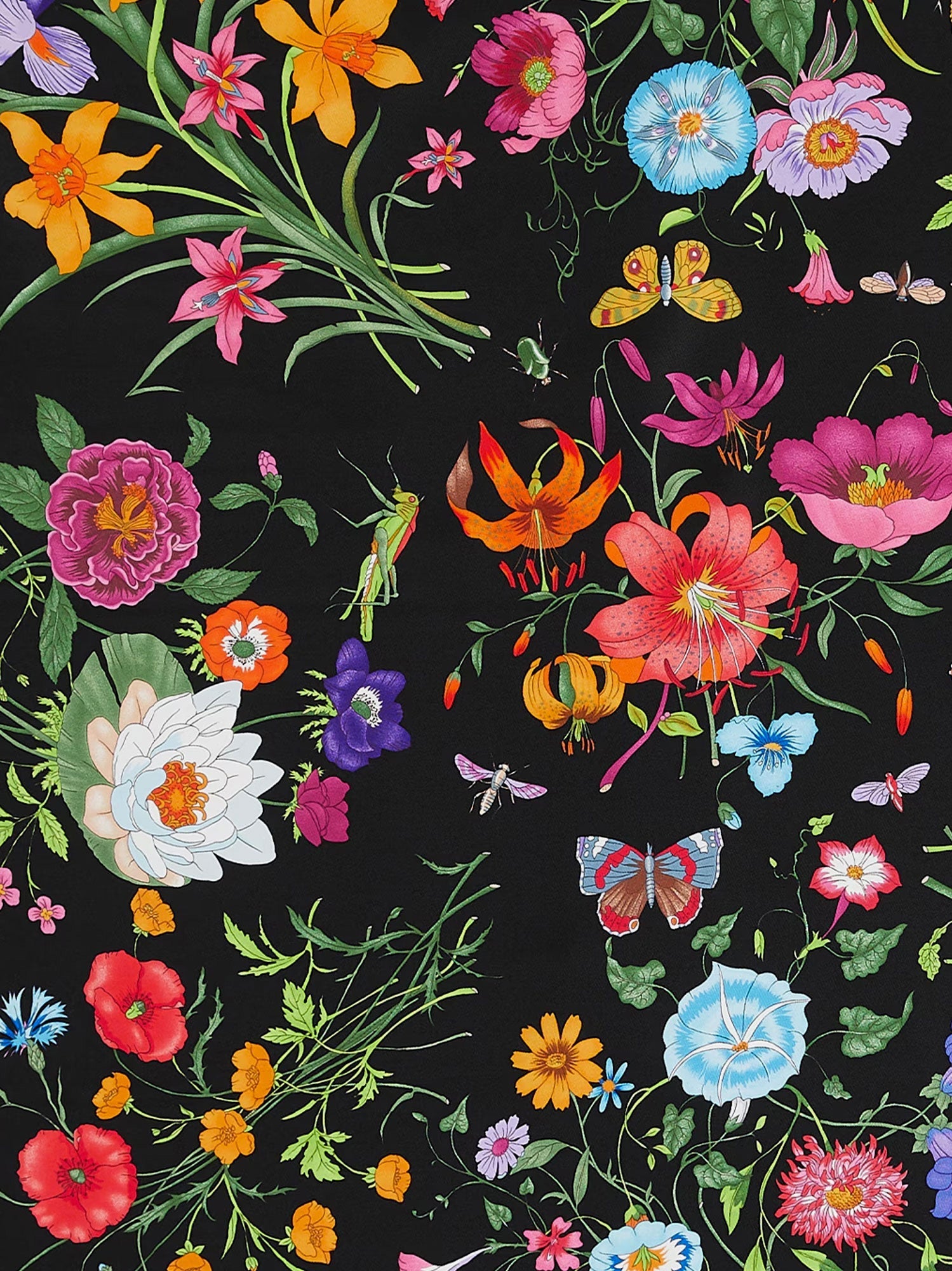 Gucci/グッチ｜プリント シルク ツイル スカーフ