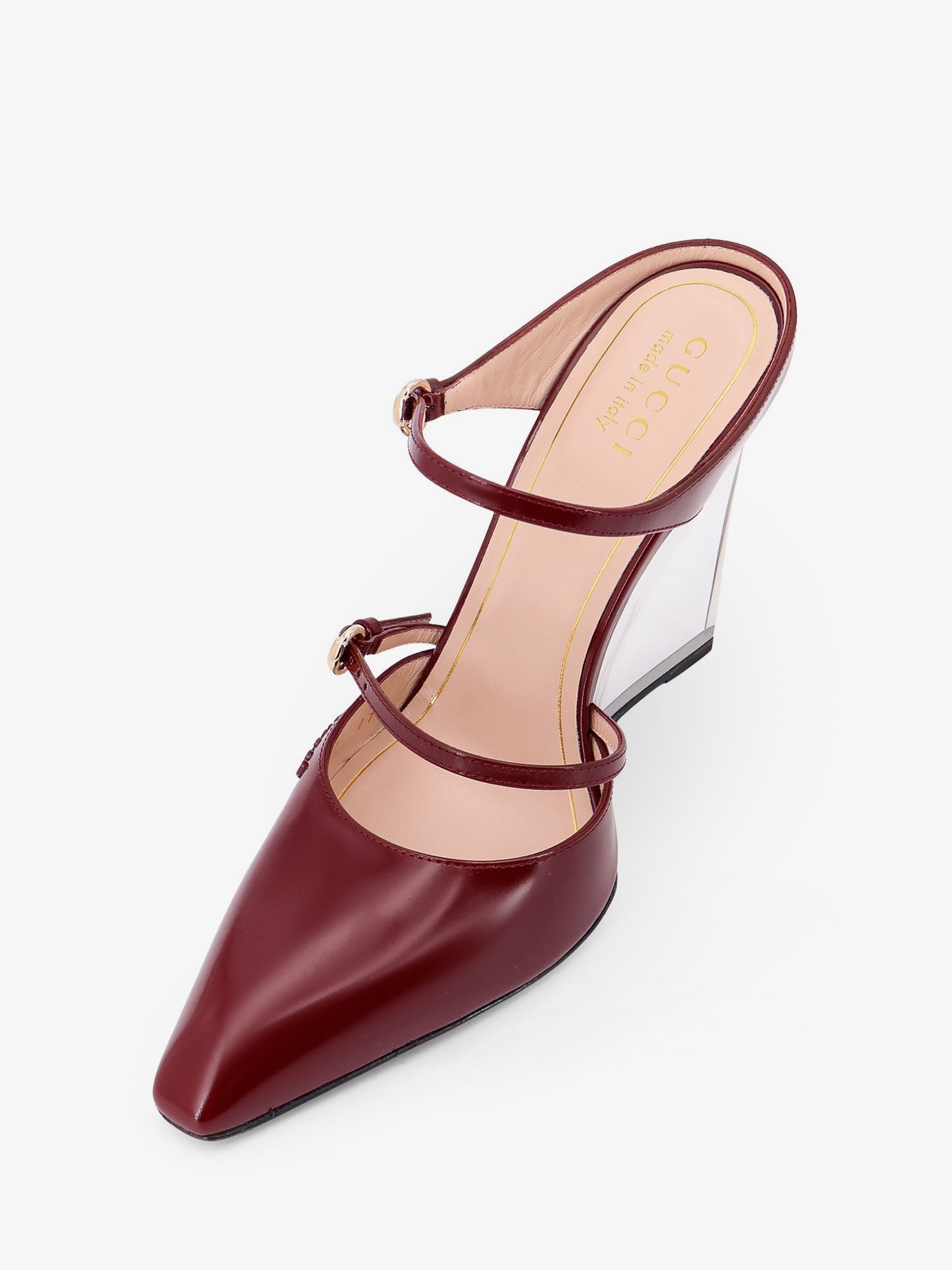 Gucci/グッチ|ウェッジ レザー ミュール Gucci/グッチ|ウェッジ レザー ミュール