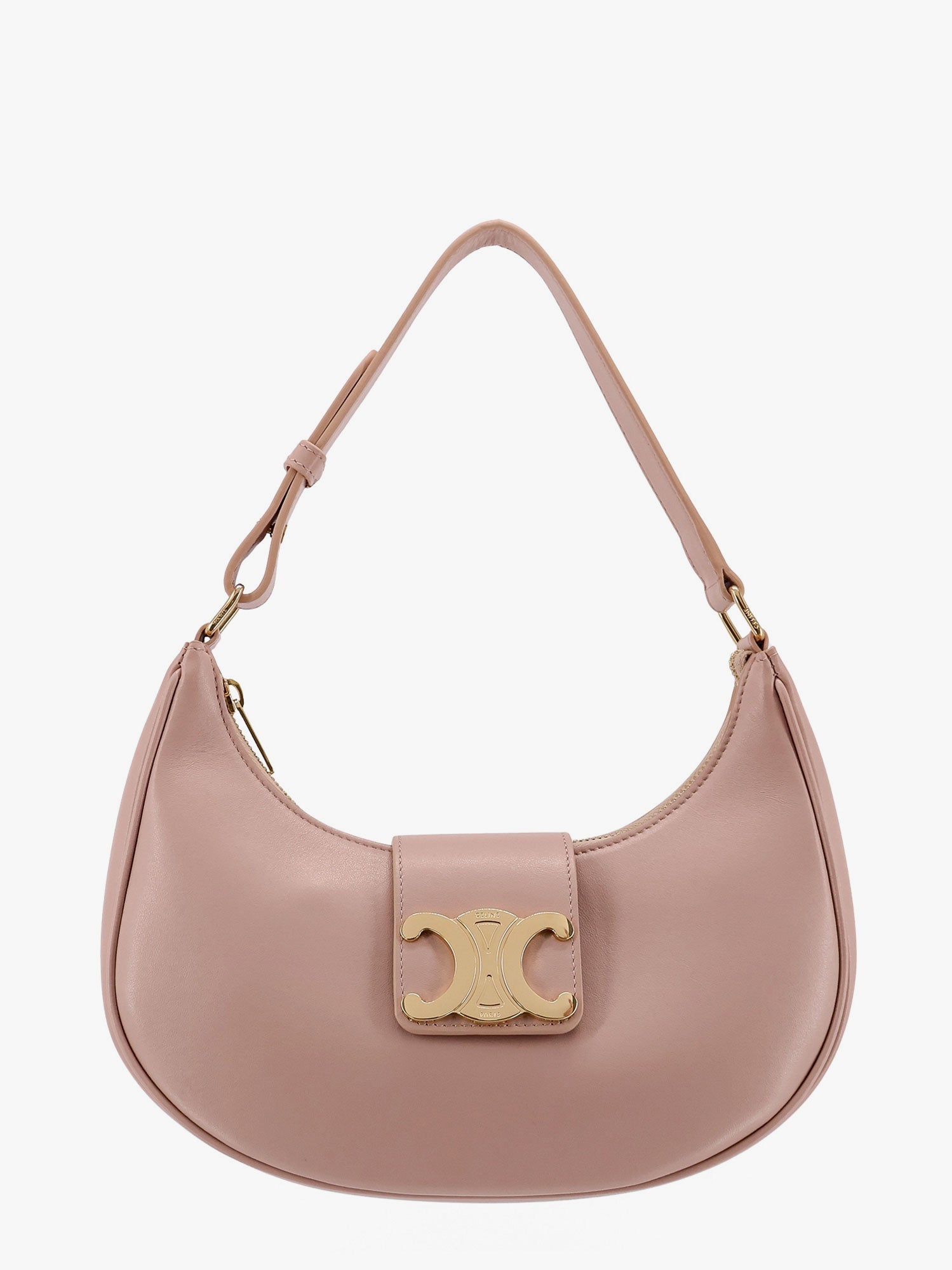 Celine/セリーヌ｜レザー ショルダー バッグ ウィズ ロゴ