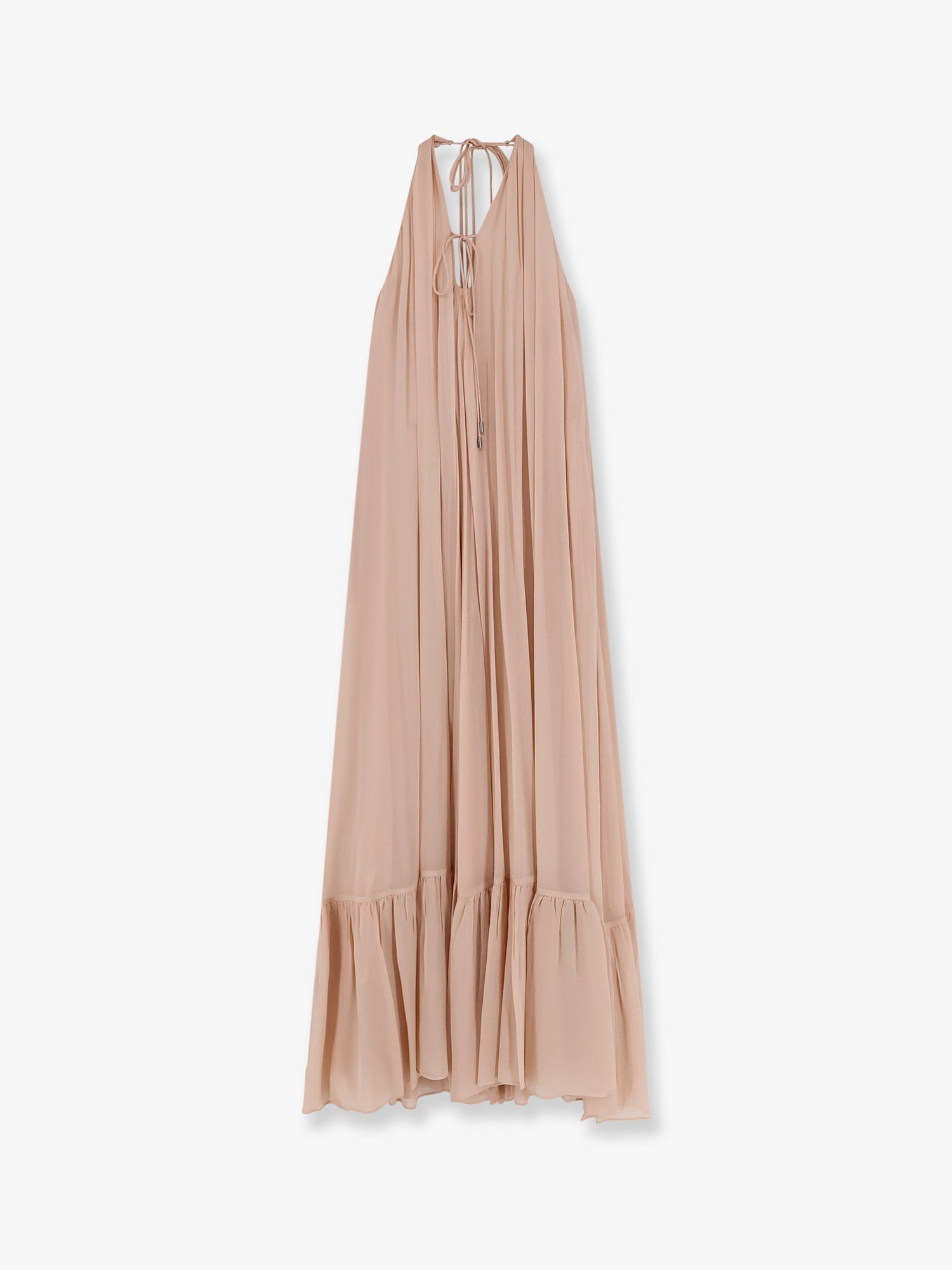シフォン ロング ドレス