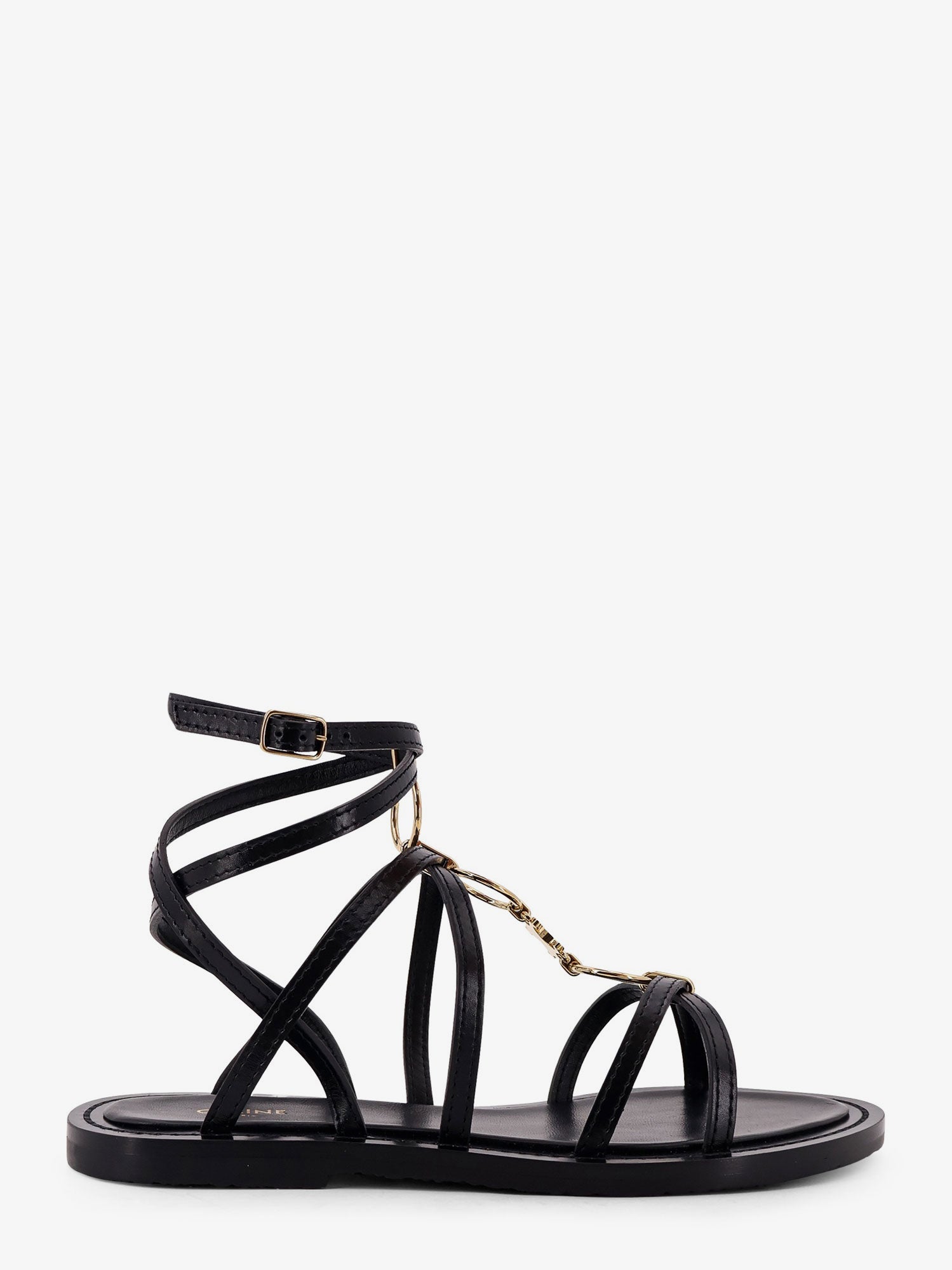 CELINE♡ ストラップ付きジュエルレザーサンダル Celine/セリーヌ｜ジュエル レザー サンダル