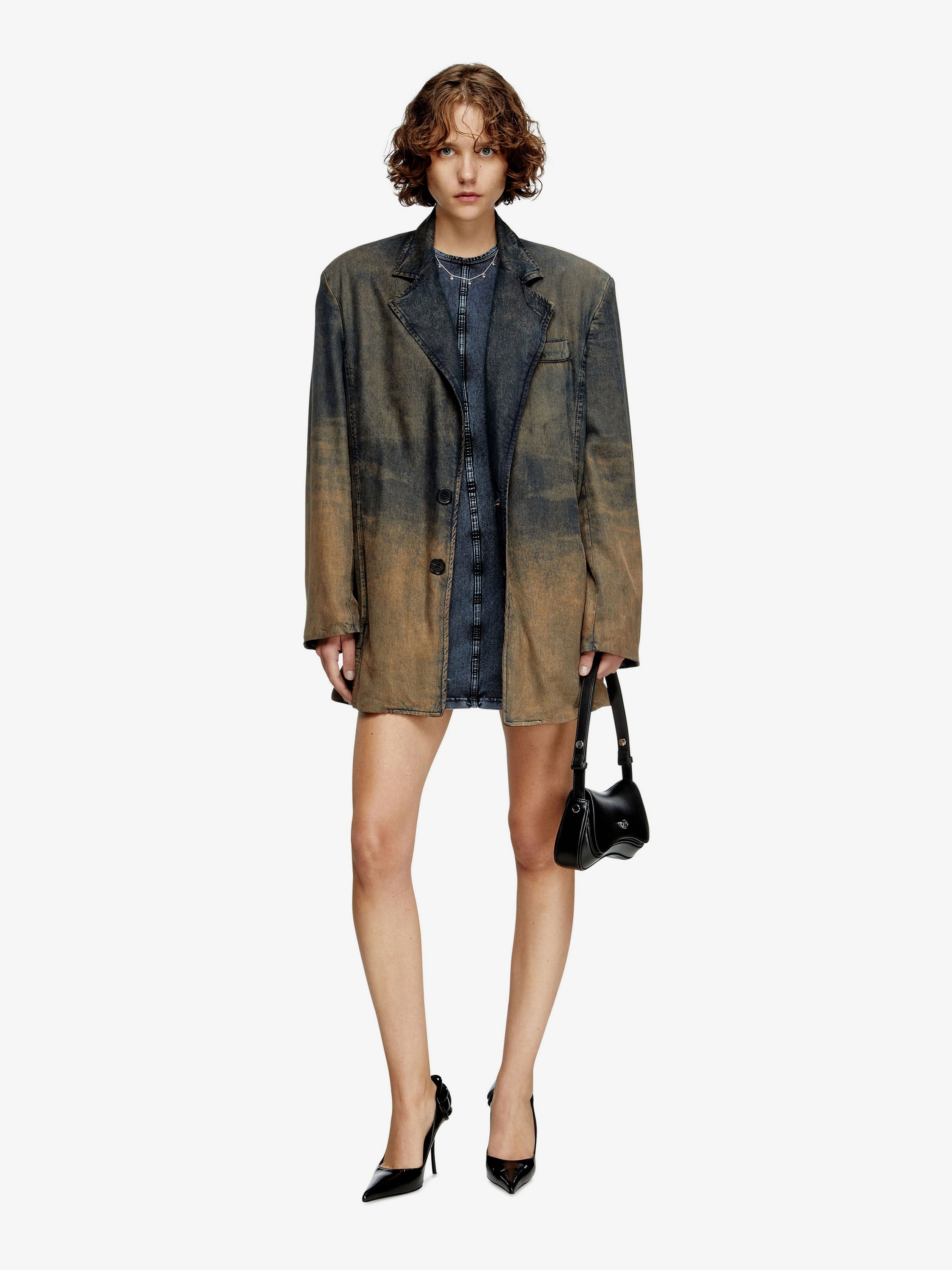Diesel/ディーゼル｜ストレッチ コットン ショート ドレス