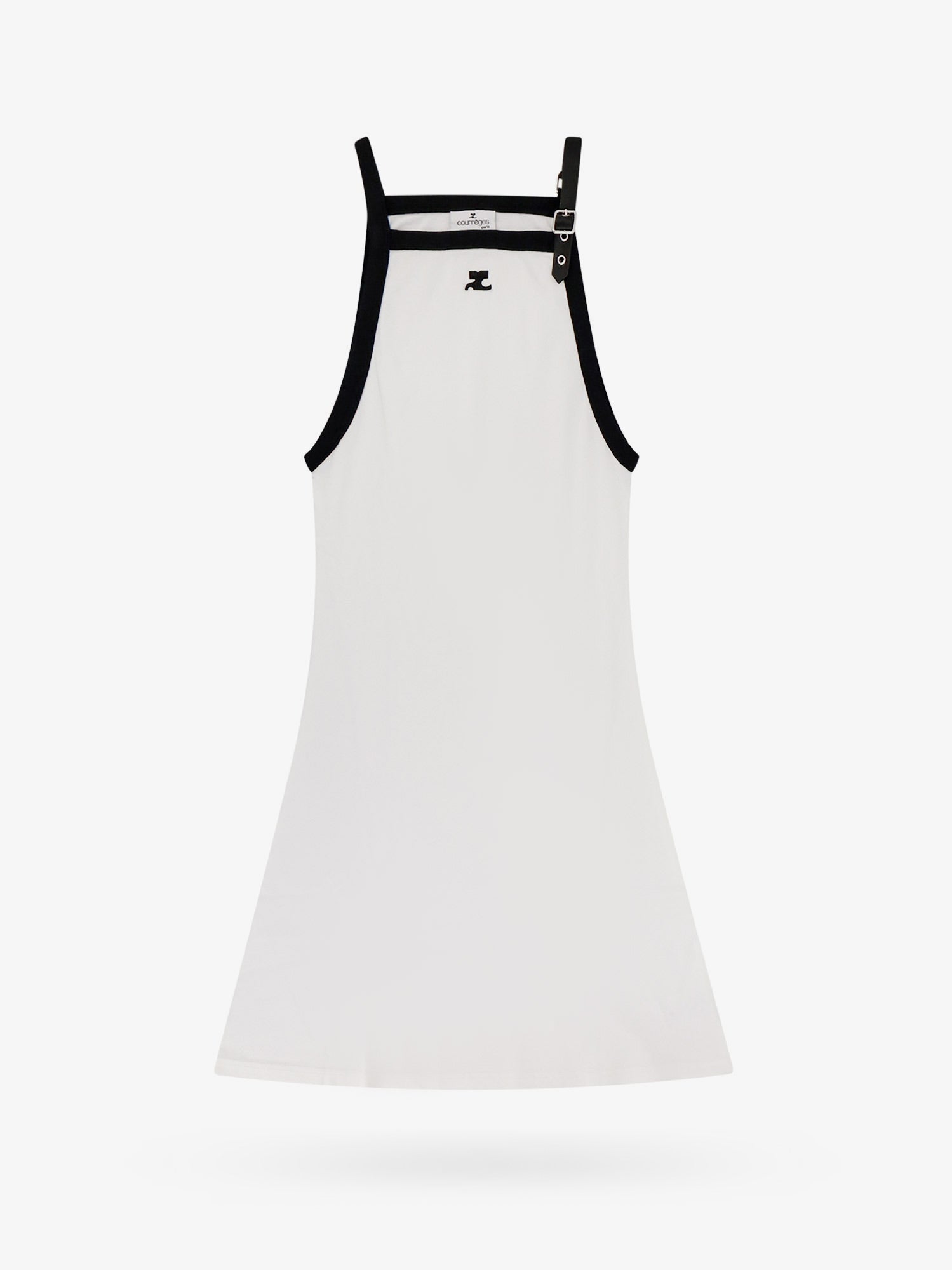 【Courreges】ロゴ コットン ミニドレス ワンピース Courreges/クレージュ｜コットン ミニ ドレス