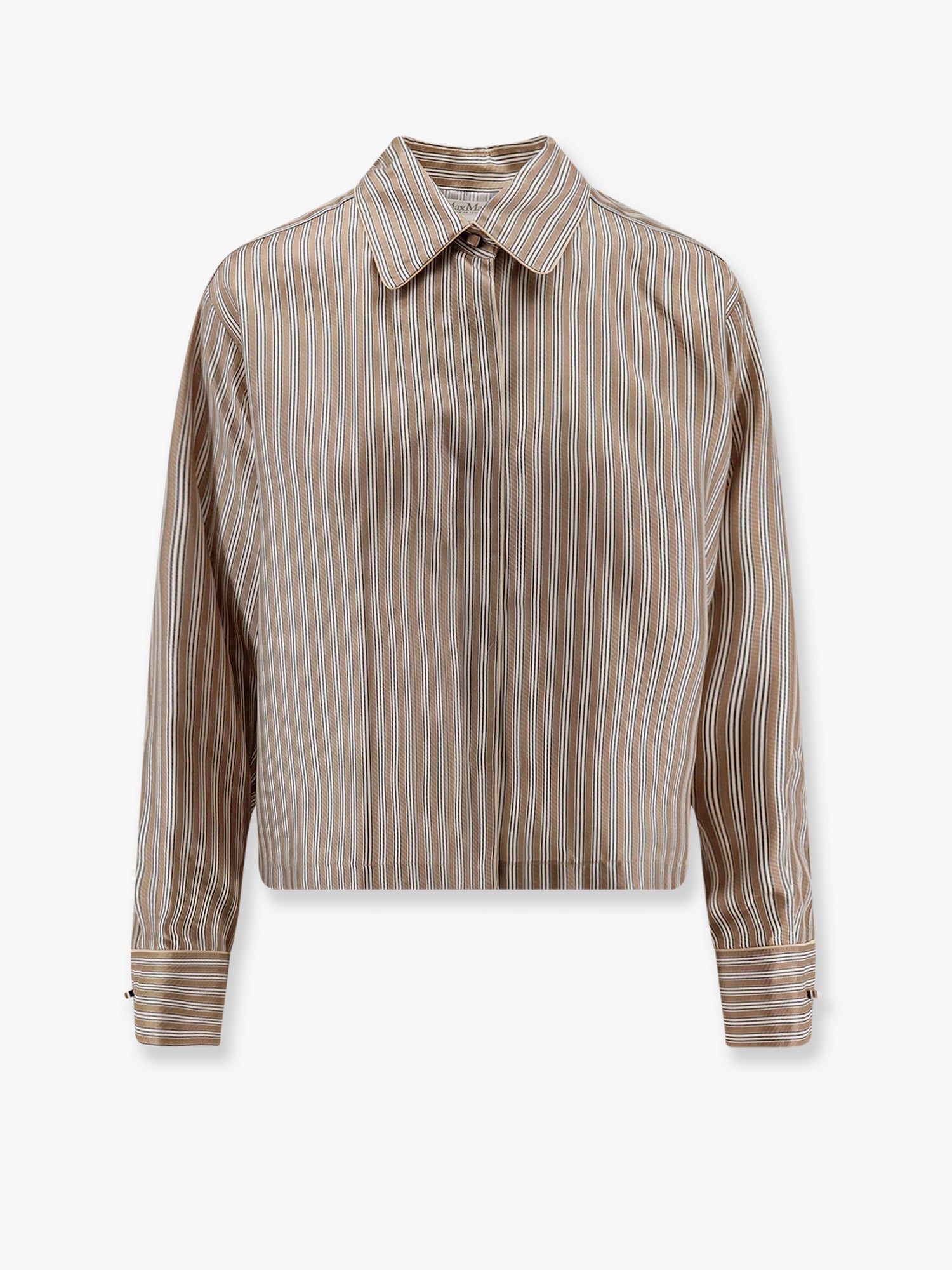 Max Mara/マックスマーラ｜ストライプ シルク シャツ