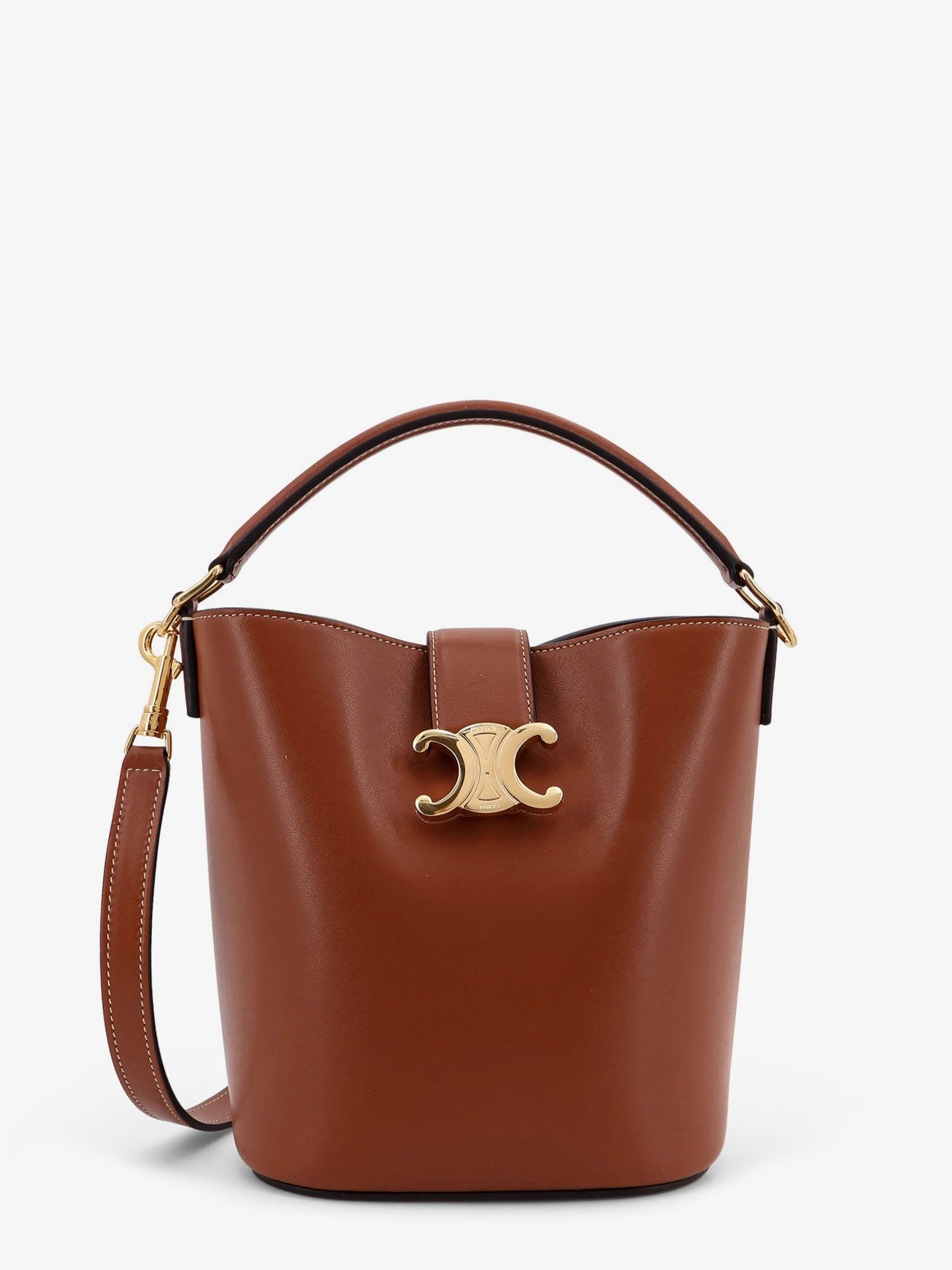 CELINE スモールレザー バケットバッグ Celine/セリーヌ|スモール レザー バケット バッグ