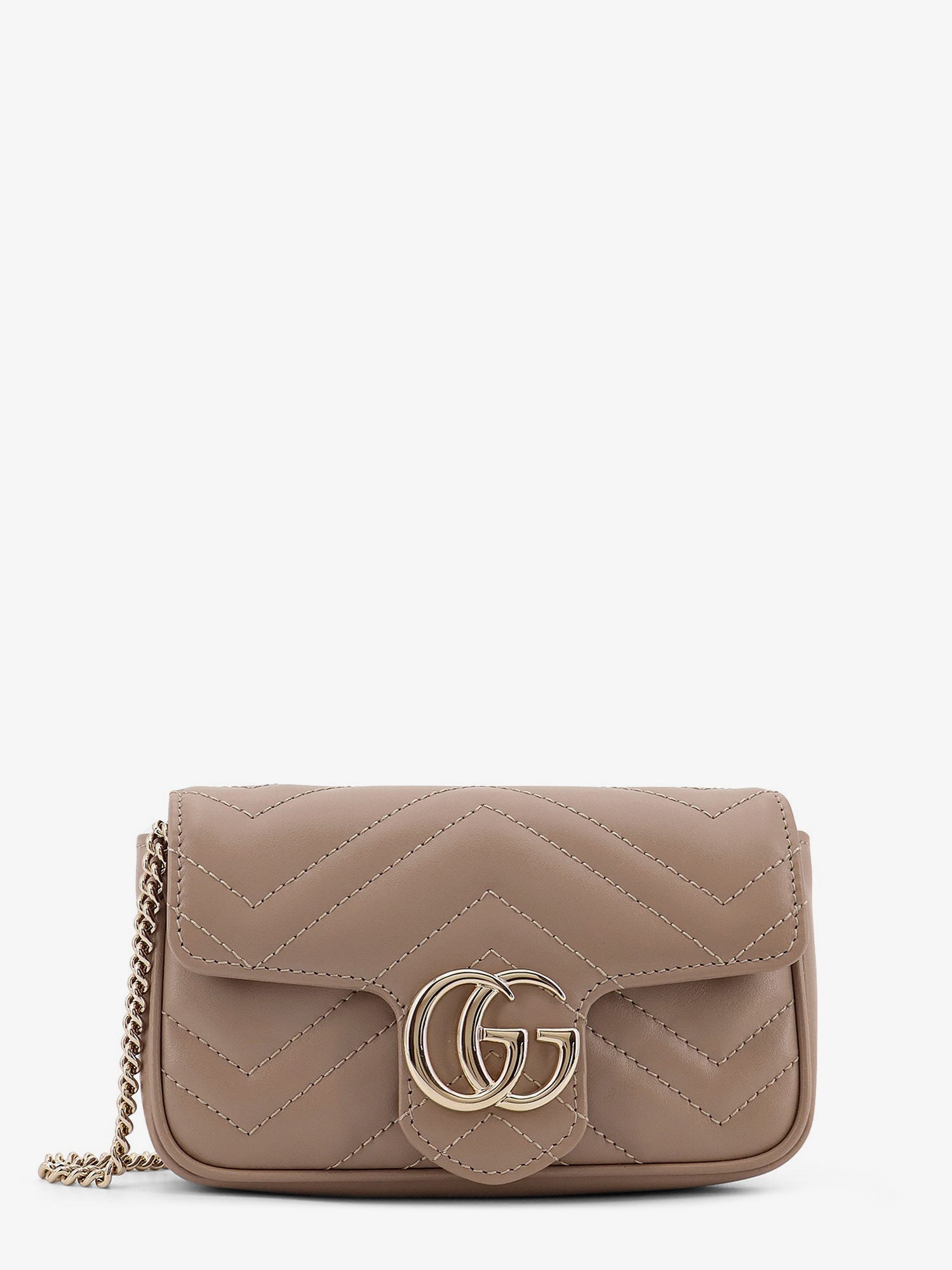 GG マーモント レザー ショルダー バッグ