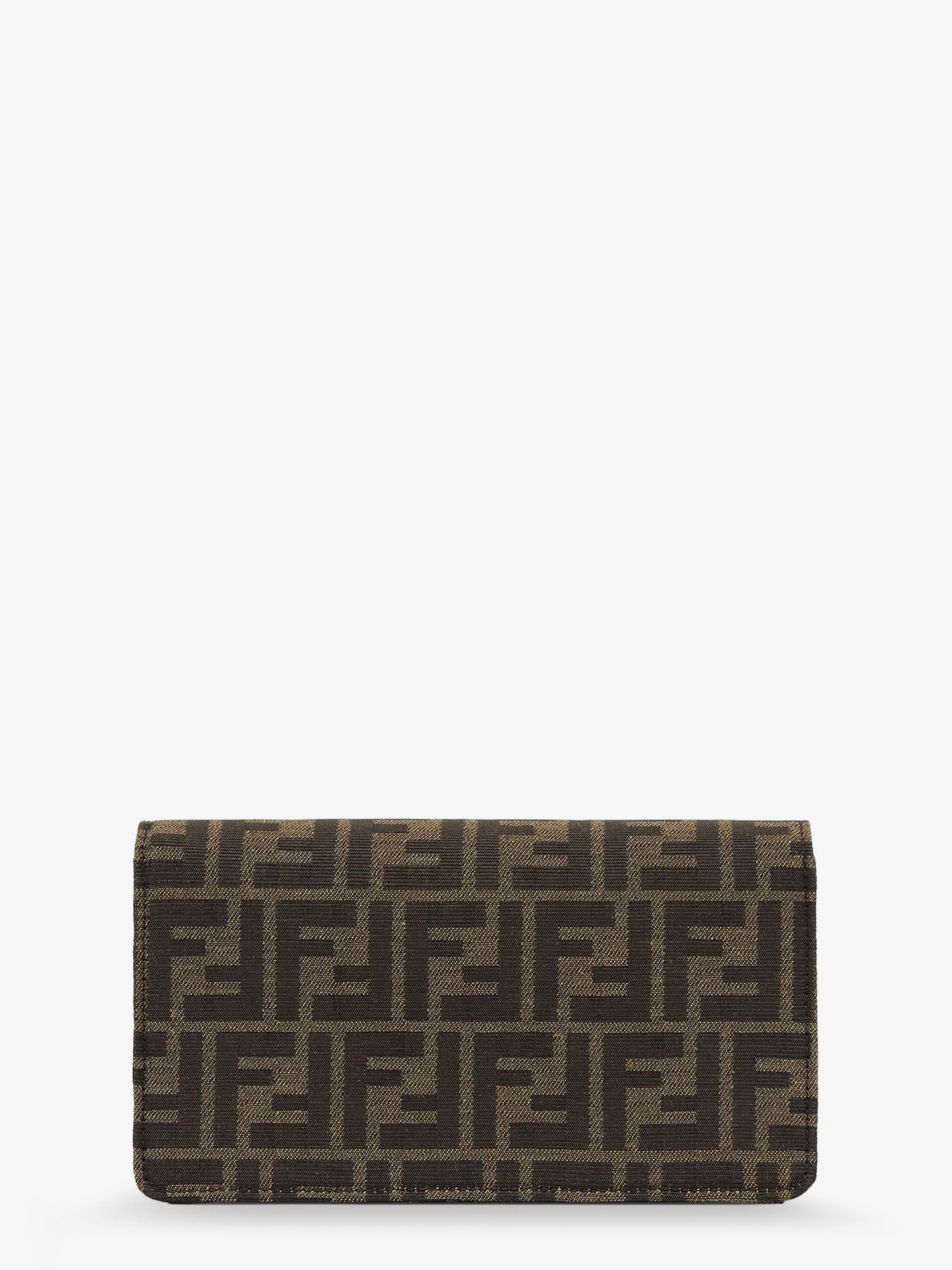 バゲット ウォレット オン チェーン FF ジャカード ファブリック ショルダー バッグ