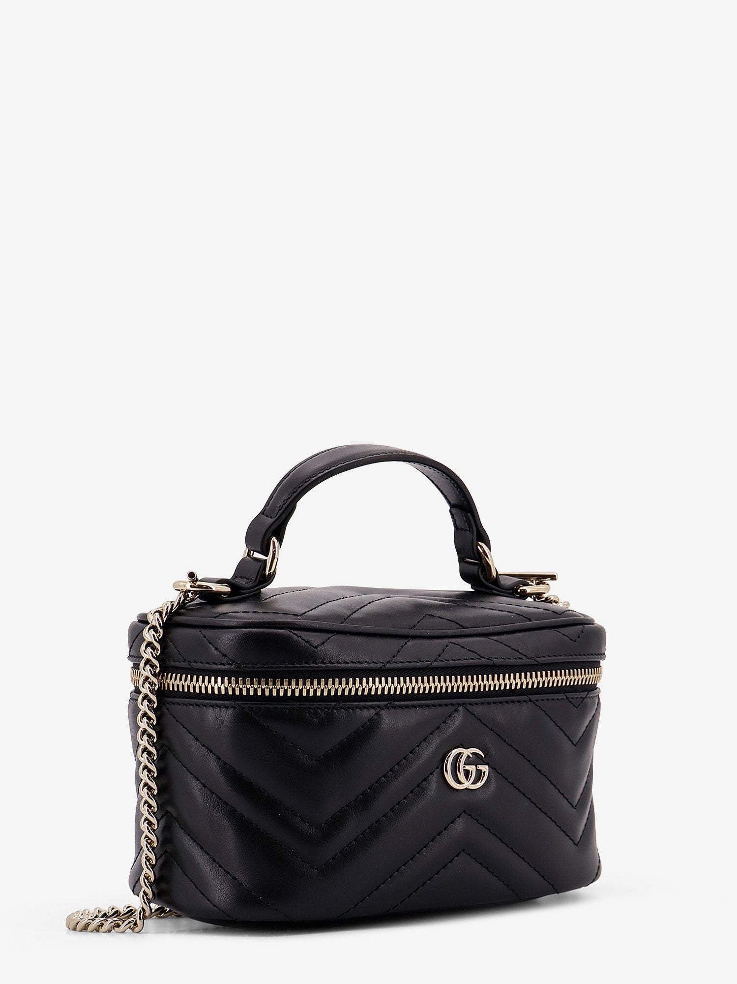 GUCCI⭐︎GGマーモントレザーショルダーバッグ GUCCI グッチ GGマーモント ショルダーバッグ レザー ベージュ